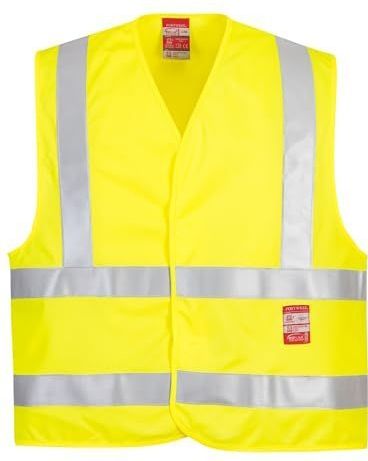 Portwest - FR75YER - Veiligheidsvest - Geel - CE-gecertificeerd