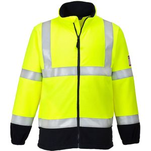 FR31 - Vlamvertragende Antistatische Hi-Vis Fleece Geel maat M