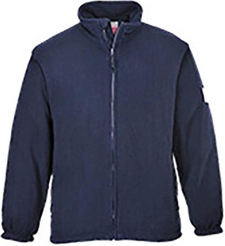 Vlamvertragende - Antistatische Fleece - Navy - CE-CAT III - UPF 50 - 2 Zakken met Rits