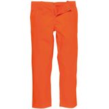 Bizweld - Broek - Oranje - Vlamvertragend - CE-CAT III, UPF 50, Dubbel Gestikte Naden