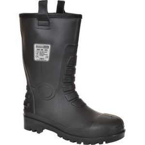 FW75 - Neptune Rigger Laars - Zwart - PVC/Nitril - CE Gecertificeerd