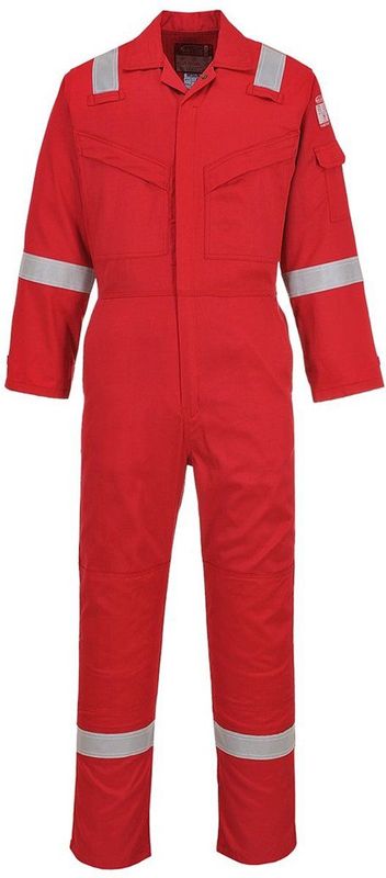 Portwest - FR21 - Antistatische Overall - Rood - 210gm