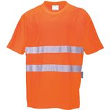 Portwest - S172 - T-shirt - Oranje - Katoen - Comfortabel Ademend