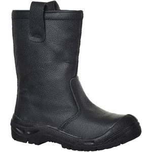 Portwest Steelite Rigger Laars met kruipneus S3 CI Grotte: 44, Kleur: Zwart, FW29BKR44