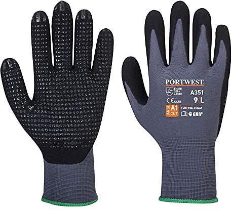 Klushandschoenen - Nitril Foam Coating - Lichtgewicht - Ademende Voering - 12 Stuks