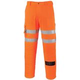 Portwest - RT46 - Combat Broek - Oranje - Duurzaam met Reflecterende Striping