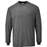 Portwest FR11 Vlamvertragend Anti-Statisch Lange Mouw T-Shirt zwart