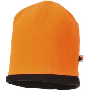 Hi-Vis Beanie pet tweezijdig maat , OrBk