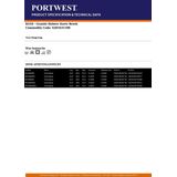 Portwest korte broek KS18 Zwart/Grijs