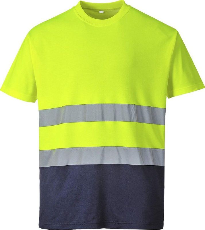 PITT - Hi-vis Confort Coton T-shirt S173 Portwest Geel