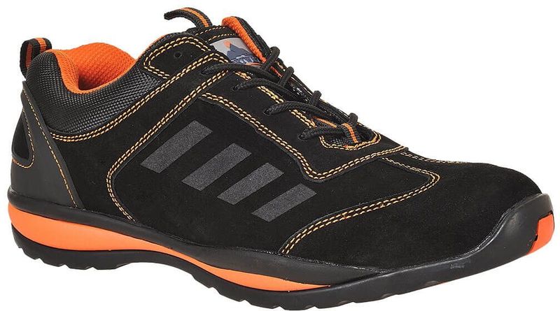 Portwest - Trainer Lusum S1P HRO - Sportschoenen - Oranje - Suède en Textiel