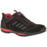 Portwest Steelite Lusum Veiligheidssneaker S1P HRO Grotte: 43, Kleur: Rood, FW34RER43