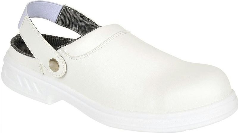 Portwest - Steelite Veiligheids Klompschoen - Zwart - Microvezel - Stalen Neus