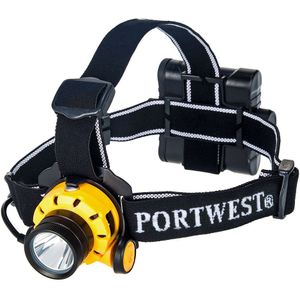 Portwest PA64 Ultra Power Hoofdlamp, Geel/zwart