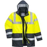 Portwest - Hi-Vis S466 - Verkeersjack - Twee Kleuren - Waterproof - Bescherming tegen Koude tot -40°C