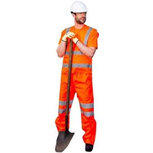 Veiligheidshesje - Oranje - EN ISO 20471-gecertificeerd - Reflecterende Strepen