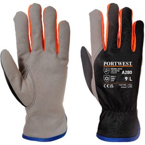 Portwest Wintershield Handschoen - Zwart/Oranje - L