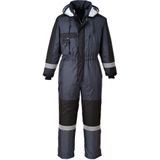 Portwest - S585 - Winteroverall - Zwart - Waterdicht, Gevoerd, CE Gecertificeerd, Bescherming tot -40°C