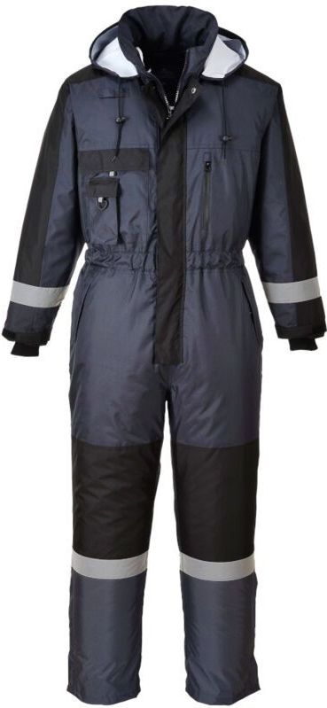 Portwest - S585 - Winteroverall - Zwart - Waterdicht, Gevoerd, CE Gecertificeerd, Bescherming tot -40°C
