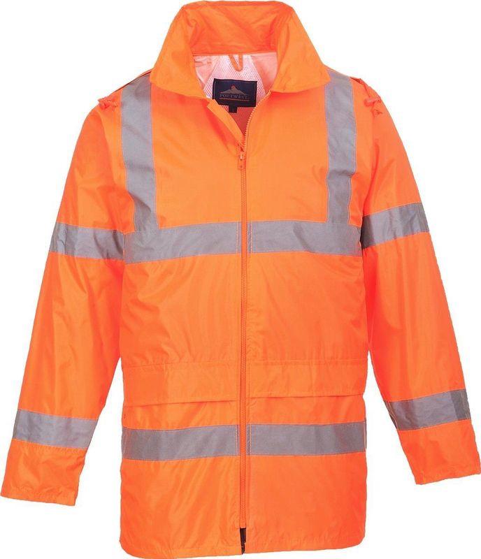 Portwest H440 Regenjas - Lichtgewicht - Waterdicht - Hi-Vis - Oranje
