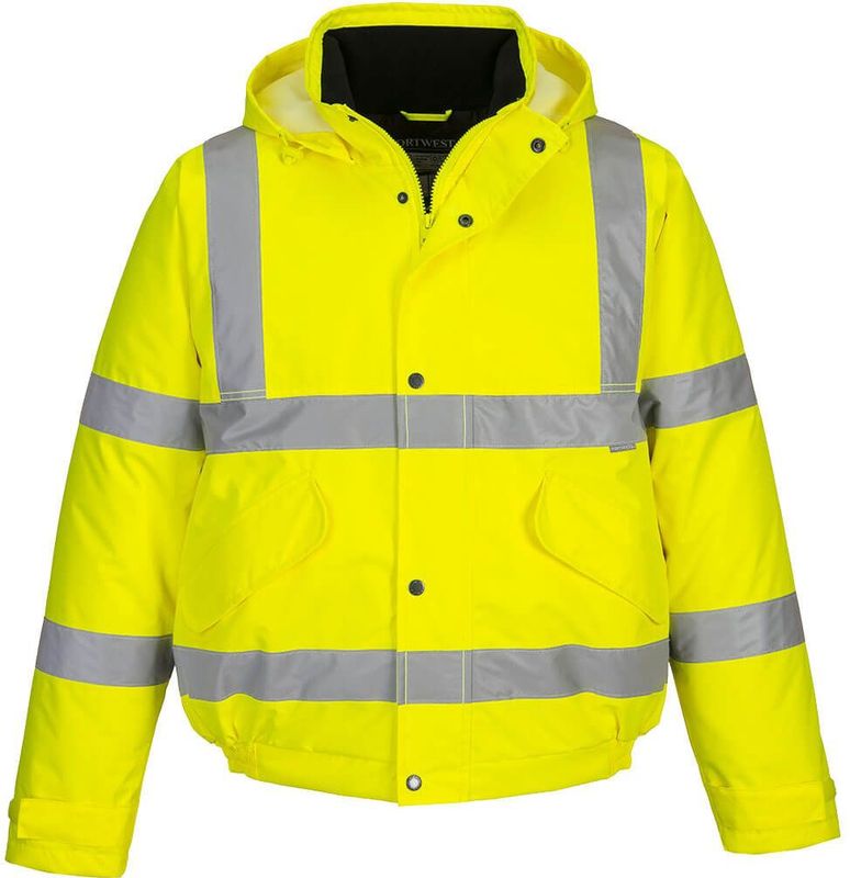 High-visibility - S463 - Bomber Jack - Geel - Waterdicht, EN ISO 20471, Windvangers