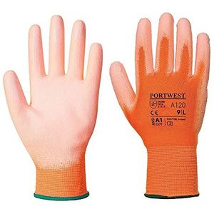 Portwest - Handschoenen met PU-handpalm, kleur oranje, maat L, A120O1RL