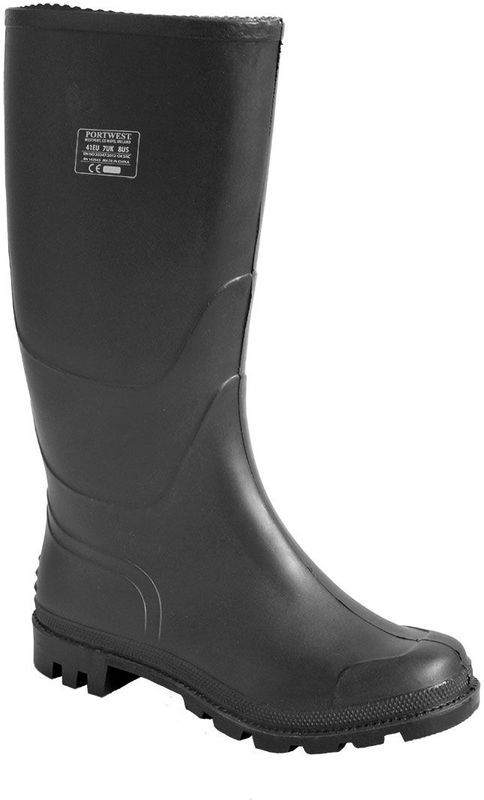 Regenlaarzen - PVC - Zwart - Waterdicht - Antislip