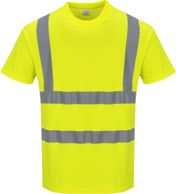 Portwest - S170 - T-shirt - Geel - Katoen Comfort