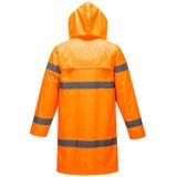 Regenjas - Zwart - Waterdicht - 100cm - Reflecterende Striping