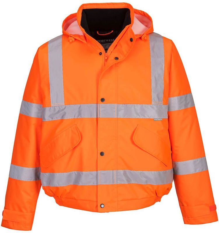Portwest - Hi-Vis Bomberjack S463 - Oranje - Veiligheidsjack - Waterdicht