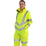 Jas - Dames - Oranje - 100% Polyester - Ademend - Vlekbestendig