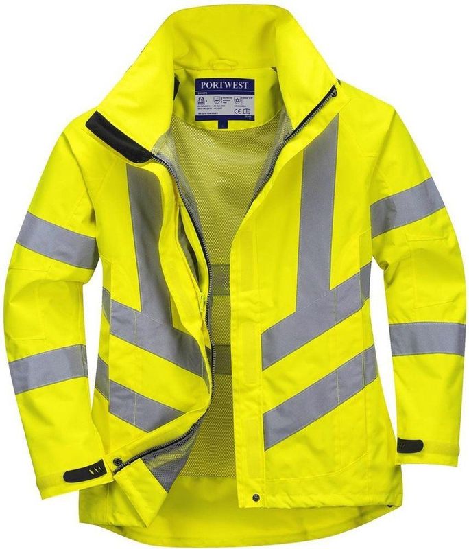 Jas - Dames - Oranje - 100% Polyester - Ademend - Vlekbestendig