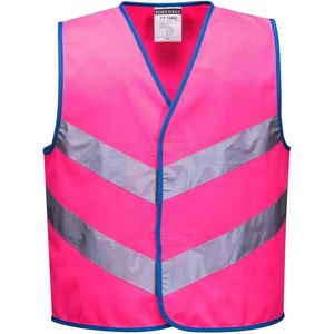 Kinder verkeersvest Roze - 4-6 jaar