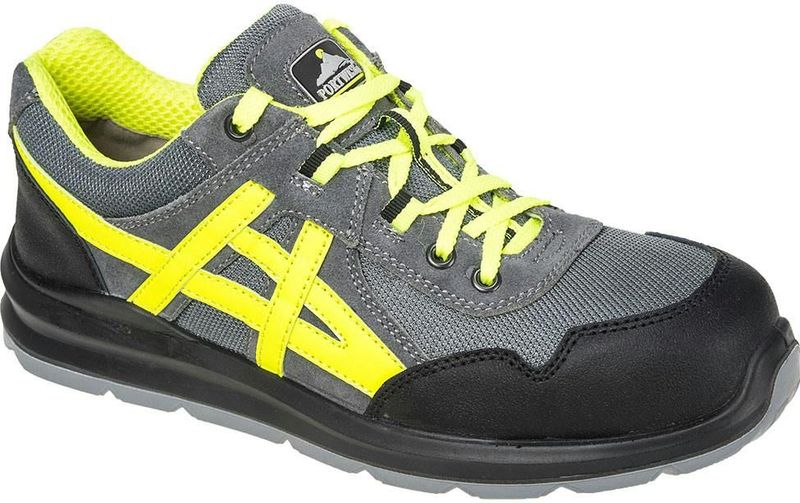 Steelite - Mersey Trainer - Grey - Hoogwaardige Bovenstof - CE Gecertificeerd