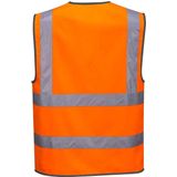 Portwest - Hoge Zichtbaarheid Vest - Oranje - 100% Polyester - Ritssluiting