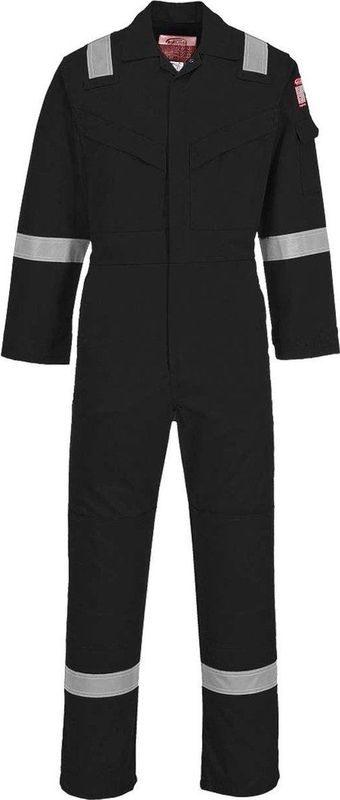 Overall Vlamvertragend antistatisch lichtgewicht FR21 zwart