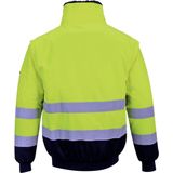 Portwest Pilotjack 3in1 Geel/zwart met reflectiestrepen Portwest PJ50