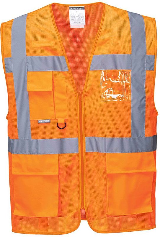 Portwest - ATHEN MESH AIR EXEKUTIV - Vest - Oranje - Hoge Zichtbaarheid