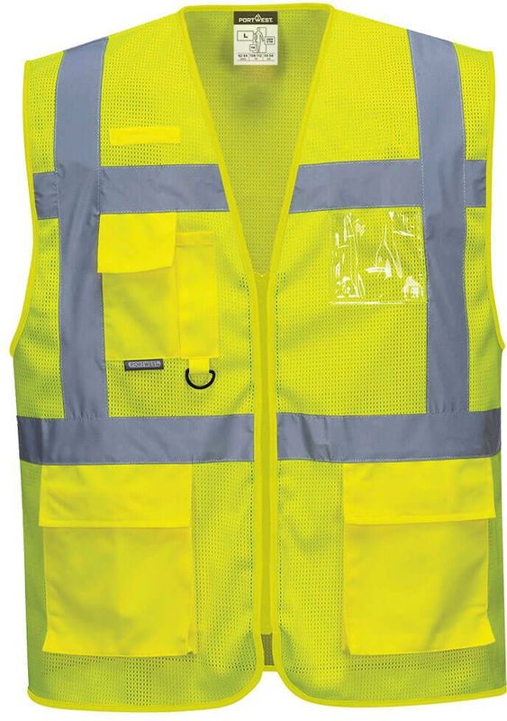 Portwest - ATHENS C376YERL - Executive Vest - Geel