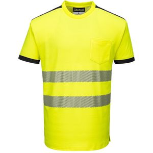 High-visibility t-shirt Vision geel