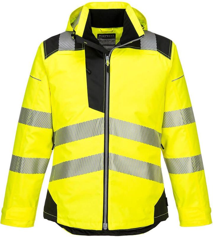PW3 Hi-Vis Winterjack - Geel - 300 Oxford PU Coating - Waterdicht