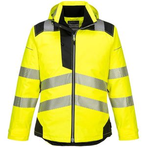 Portwest - Warnschutz-Regenjacke mit Kapuze gelb xxl - Gelb