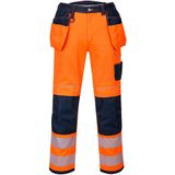 Portwest T501ORR38 Vision holsterbroek met hoge zichtbaarheid, 38, oranje