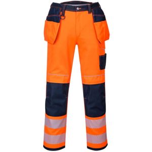 Portwest Innovative Warnschutzhose mit Knieschoner, UPF 50+ PW3 orange 54