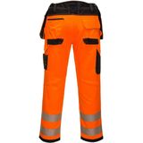 HiVisTex Pro - Werkbroek - Oranje - Polyester/Katoen - 12 Zakken