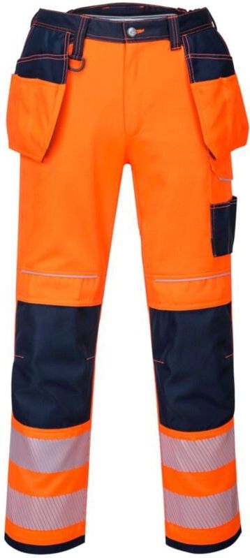 HiVisTex Pro - Werkbroek - Oranje - Polyester/Katoen - 12 Zakken
