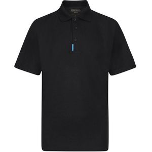 WX3 - Poloshirt - Zwart - Polyester/Katoen - Reflecterende Details, Ventilatie Openingen