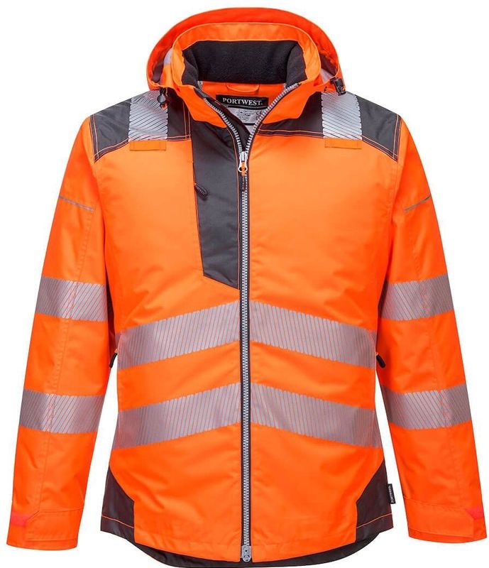 Portwest - PW3 Hi-Vis Winterjack T400 - Werkjack - Geel - Waterdicht - Koude Bescherming tot -40°C