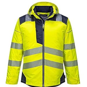Portwest - PW3 Hi-Vis Winterjack T400 - Winterjack - Geel - Waterdicht - Bescherming tot -40°C
