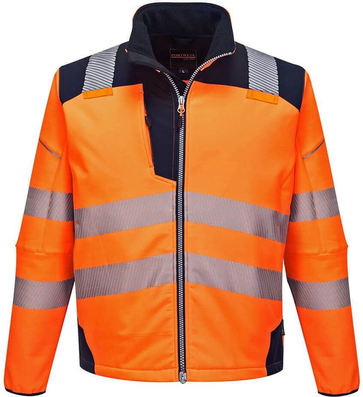 Portwest - PW3 Hi-Vis Softshell Jack - Oranje - 4XL